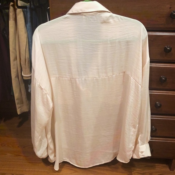 Free People Starry Night Silky Blouse - Picture 4 of 4